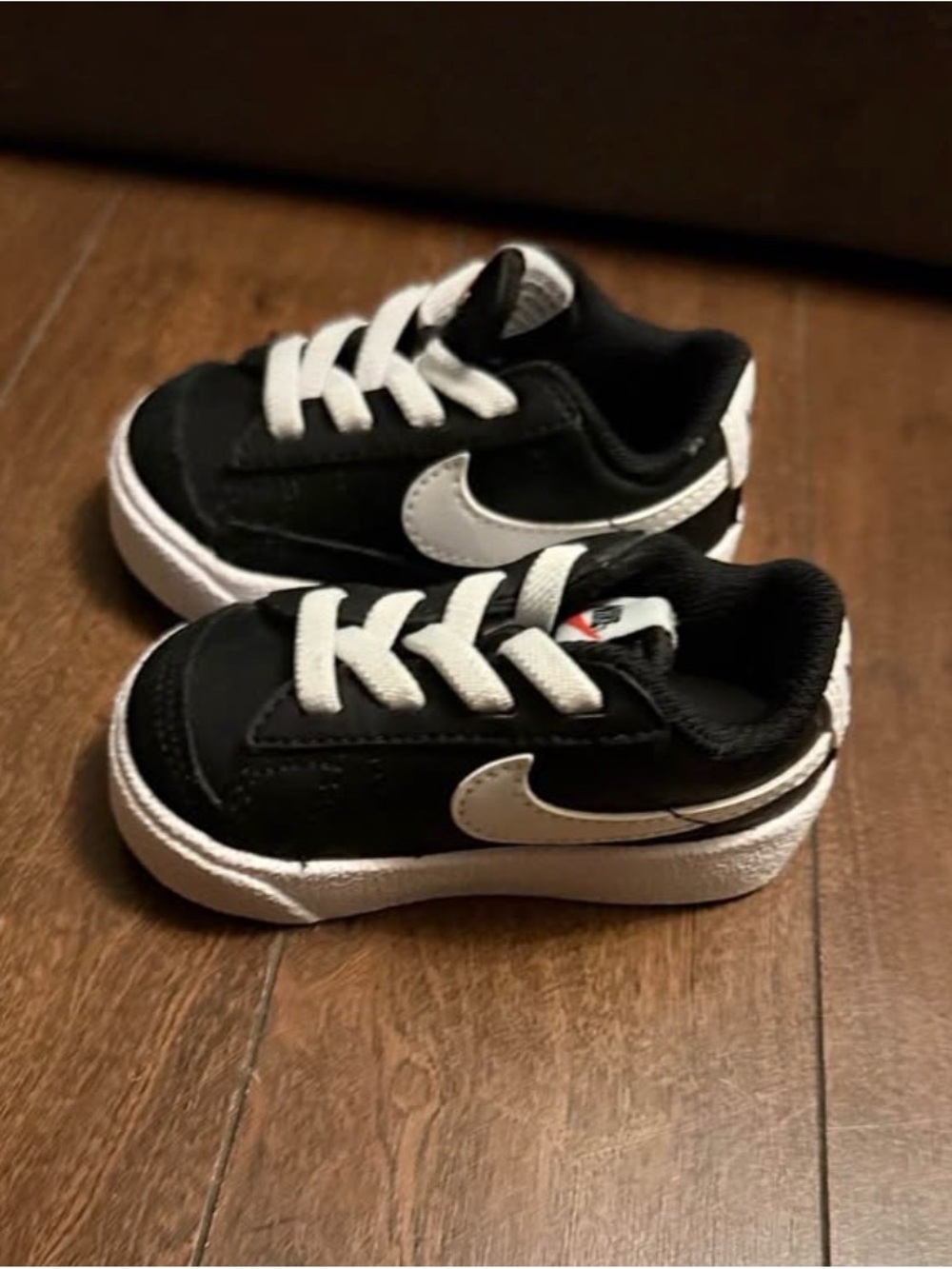 Nike Baby Black and White Dunks